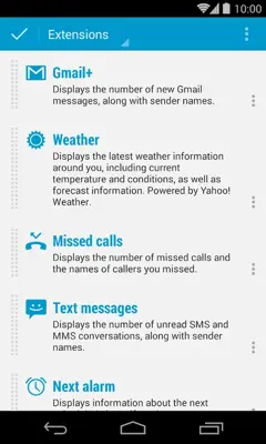 DashClock Gmail+ Extension android App screenshot 0